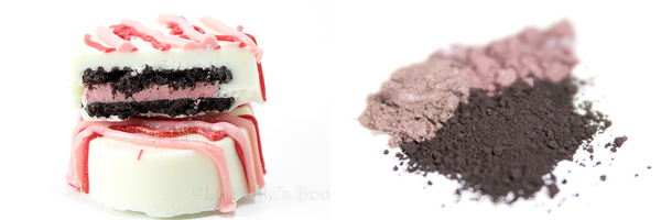 pink and brown