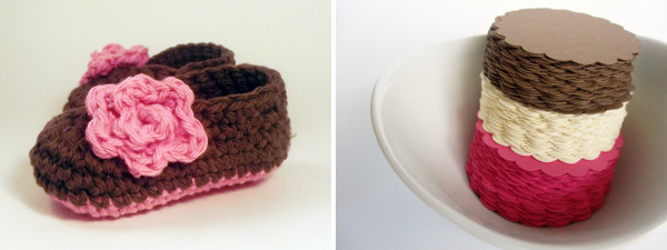 pink and brown